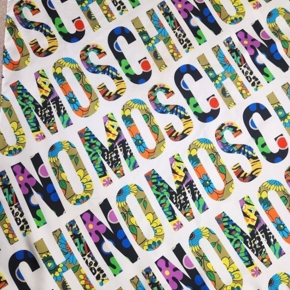 Moschino 100% Silk Scarf - Picture 2 of 13